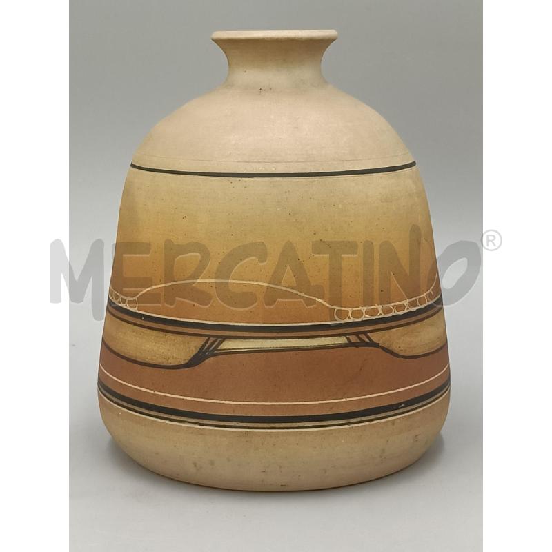 VASO CERAMICA ARREDAMENTO C/FIRFMA LATERALE E BORDO SBECCATO  | Mercatino dell'Usato Moncalieri bengasi 4
