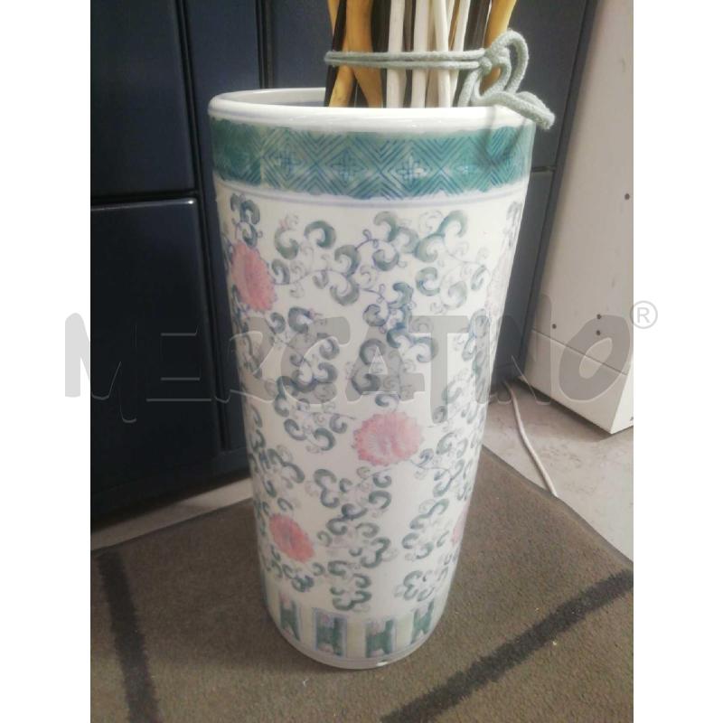 VASO CERAMICA CINA CON MAZZO RAMI SECCHI | Mercatino dell'Usato Moncalieri bengasi 3