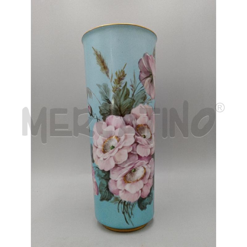 VASO CERAMICA DECORO FIORI BAVARIA | Mercatino dell'Usato Moncalieri bengasi 1