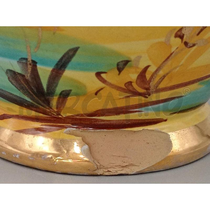 VASO CERAMICA DIPINTA SERENATA ALTO CM 37 | Mercatino dell'Usato Moncalieri bengasi 4