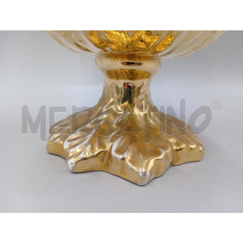VASO CERAMICA DORATA | Mercatino dell'Usato Moncalieri bengasi 3