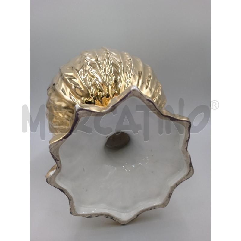 VASO CERAMICA DORATA | Mercatino dell'Usato Moncalieri bengasi 4
