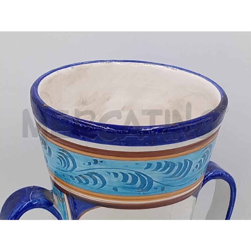 VASO CERAMICA FLOREALE MANICI 30 CM H | Mercatino dell'Usato Moncalieri bengasi 2