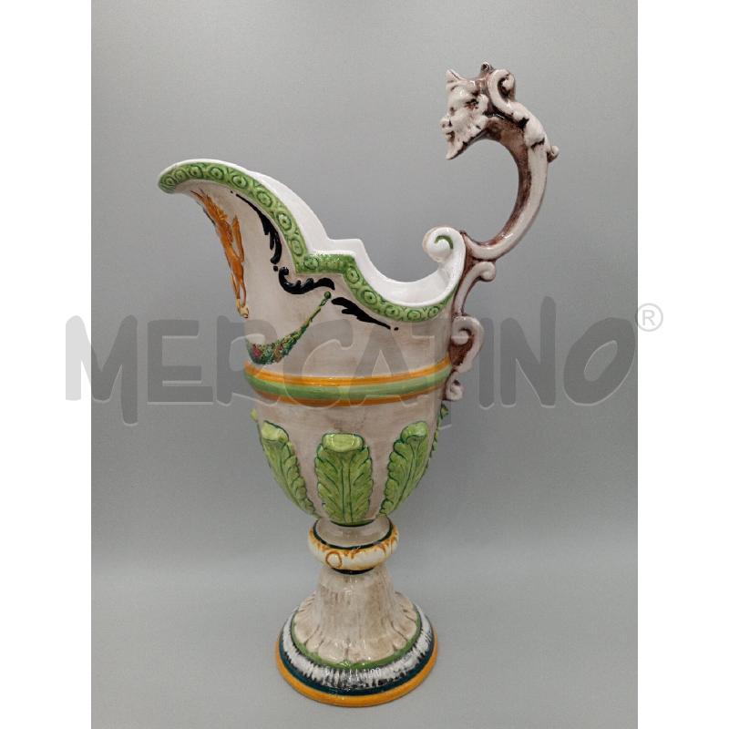 VASO CERAMICA LAURETTANA DECORO STEMMA CAVALLI | Mercatino dell'Usato Moncalieri bengasi 1
