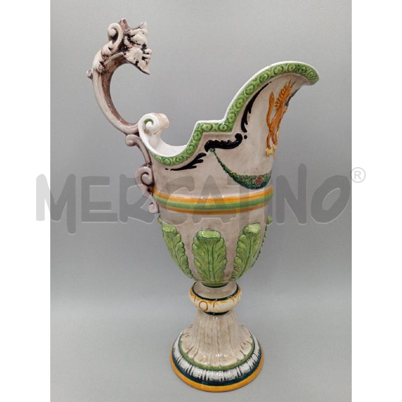 VASO CERAMICA LAURETTANA DECORO STEMMA CAVALLI | Mercatino dell'Usato Moncalieri bengasi 3