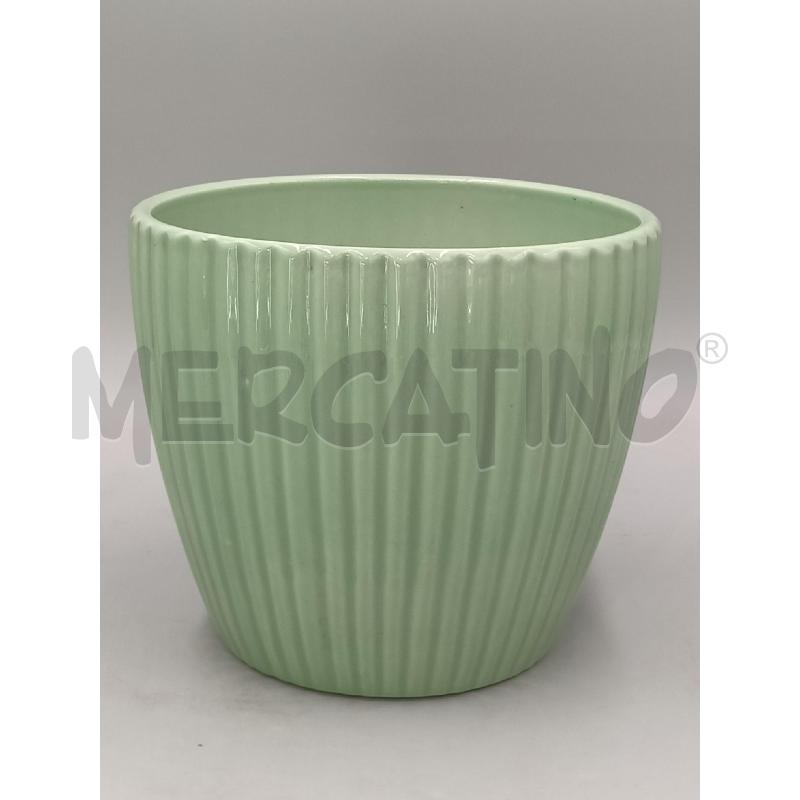 VASO CERAMICA METALTENAX PORCELLANA VERDE | Mercatino dell'Usato Moncalieri bengasi 1