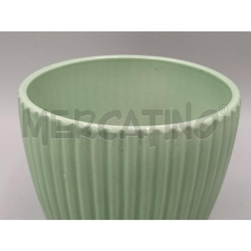 VASO CERAMICA METALTENAX PORCELLANA VERDE | Mercatino dell'Usato Moncalieri bengasi 2