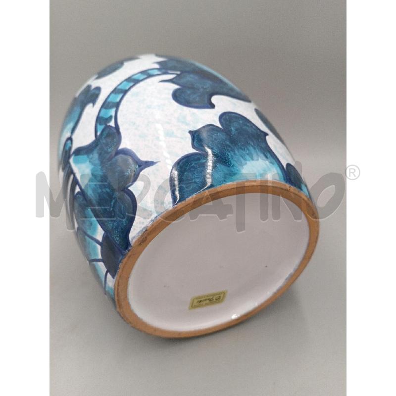 VASO CERAMICA PUBBLICITARIO PASCUCCI DECORO FLOREALE  | Mercatino dell'Usato Moncalieri bengasi 4