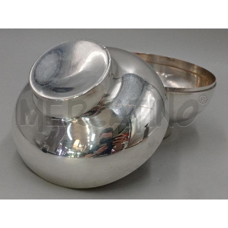 VASO CON COPERCHIO METALLO CHRISTOFLE LINO SABATTINI | Mercatino dell'Usato Moncalieri bengasi 2