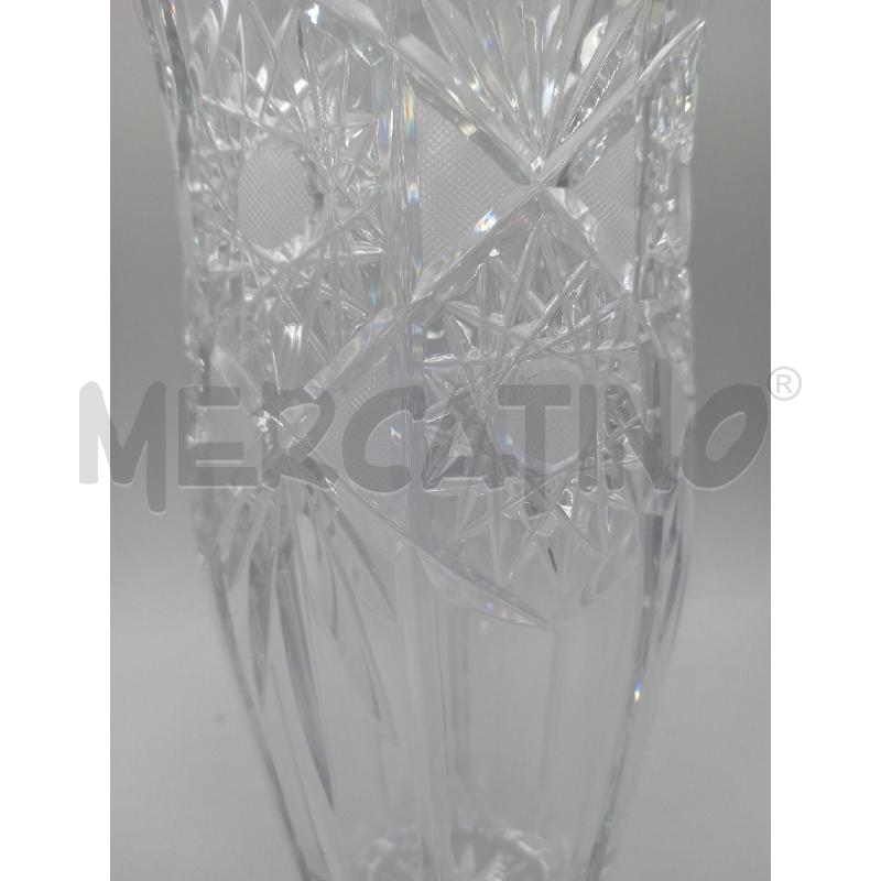 VASO CRISTALLO BOHEMIA H.26 CM DIAMETRO 13CM | Mercatino dell'Usato Moncalieri bengasi 4