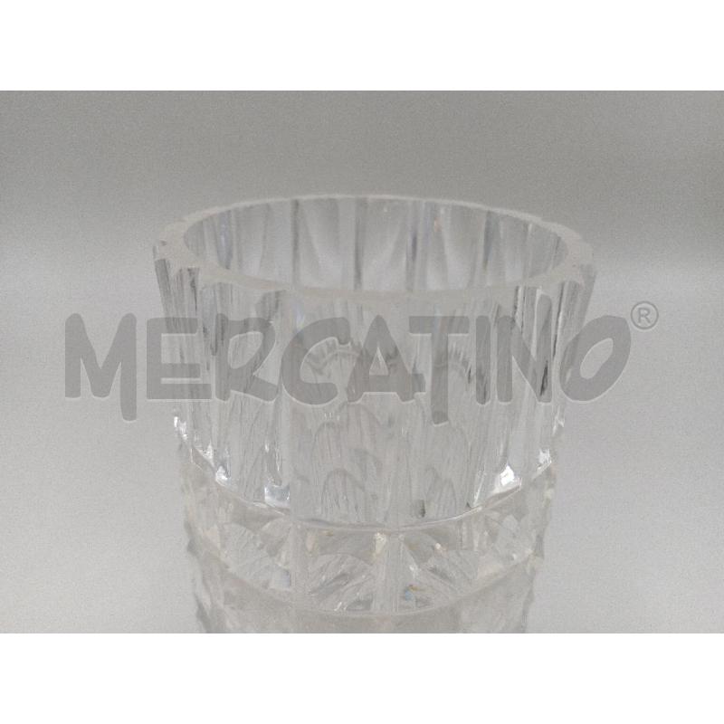 VASO CRISTALLO FIRMATO H. 18 | Mercatino dell'Usato Moncalieri bengasi 4