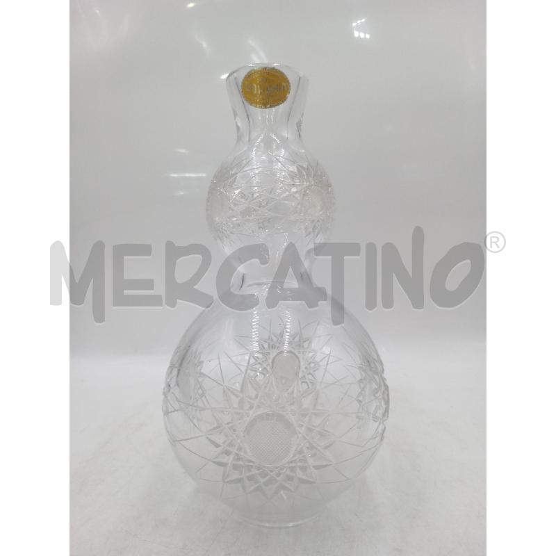 VASO CRISTALLO MOLATO FORMA BASE PANCIUTA | Mercatino dell'Usato Moncalieri bengasi 1