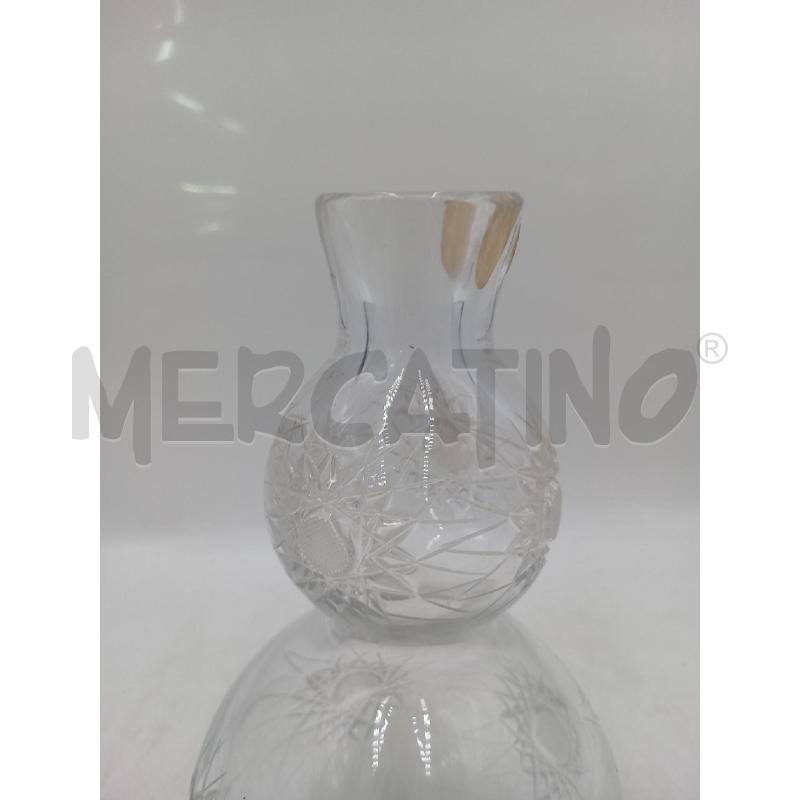 VASO CRISTALLO MOLATO FORMA BASE PANCIUTA | Mercatino dell'Usato Moncalieri bengasi 2