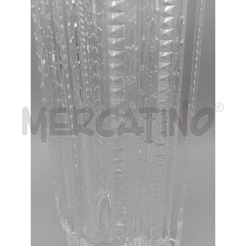 VASO CRISTALLO MOLATO PORTA FIORI FORMA PARTICOLARE | Mercatino dell'Usato Moncalieri bengasi 4