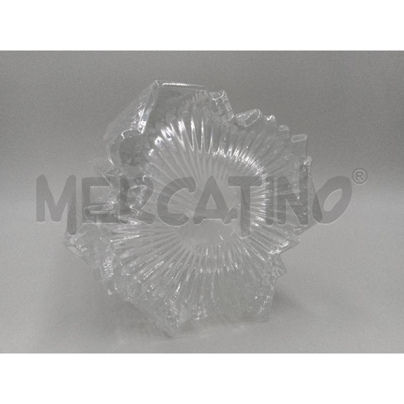 VASO CRISTALLO MOLATO PORTA FIORI FORMA PARTICOLARE | Mercatino dell'Usato Moncalieri bengasi 5