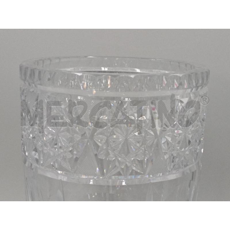 VASO CRISTALLO SBECCATO H. 30 | Mercatino dell'Usato Moncalieri bengasi 2