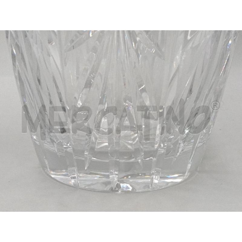 VASO CRISTALLO SBECCATO H. 30 | Mercatino dell'Usato Moncalieri bengasi 3