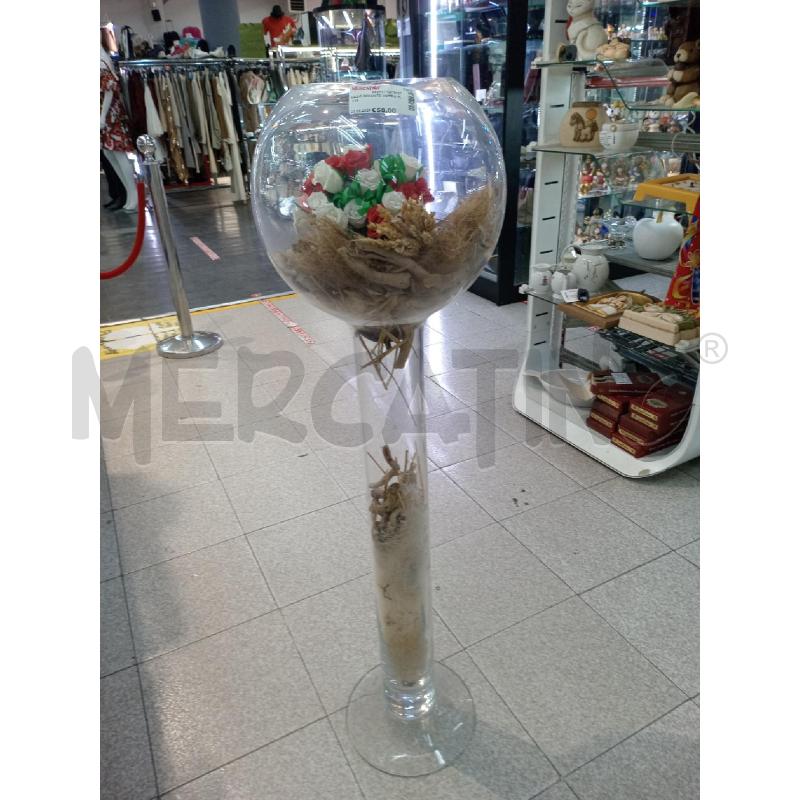 VASO GIGANTE VETRO H. 115 | Mercatino dell'Usato Moncalieri bengasi 1