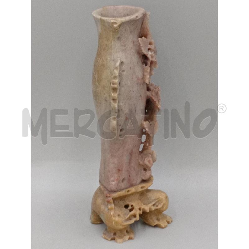 VASO JADAITE CON DECORO FIORI | Mercatino dell'Usato Moncalieri bengasi 3