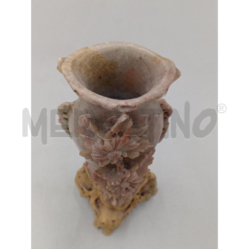 VASO JADAITE CON DECORO FIORI | Mercatino dell'Usato Moncalieri bengasi 5