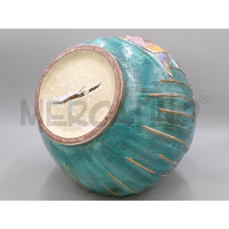 VASO MAIOLICA PESCI STILE ALBISOLA H.35 CM | Mercatino dell'Usato Moncalieri bengasi 4