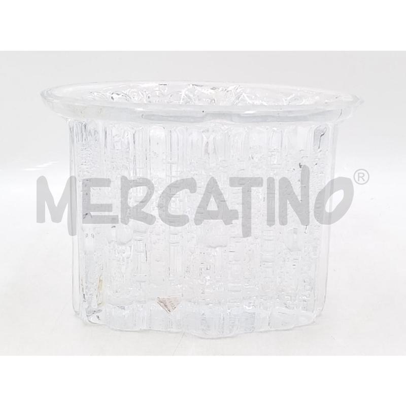 VASO OVALE VETRO ATTR W JOHANSSON LG 18X13X11 | Mercatino dell'Usato Moncalieri bengasi 1