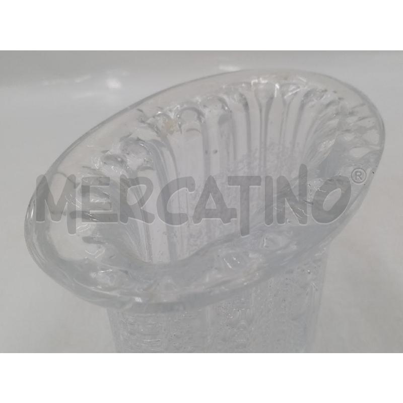 VASO OVALE VETRO ATTR W JOHANSSON LG 18X13X11 | Mercatino dell'Usato Moncalieri bengasi 3