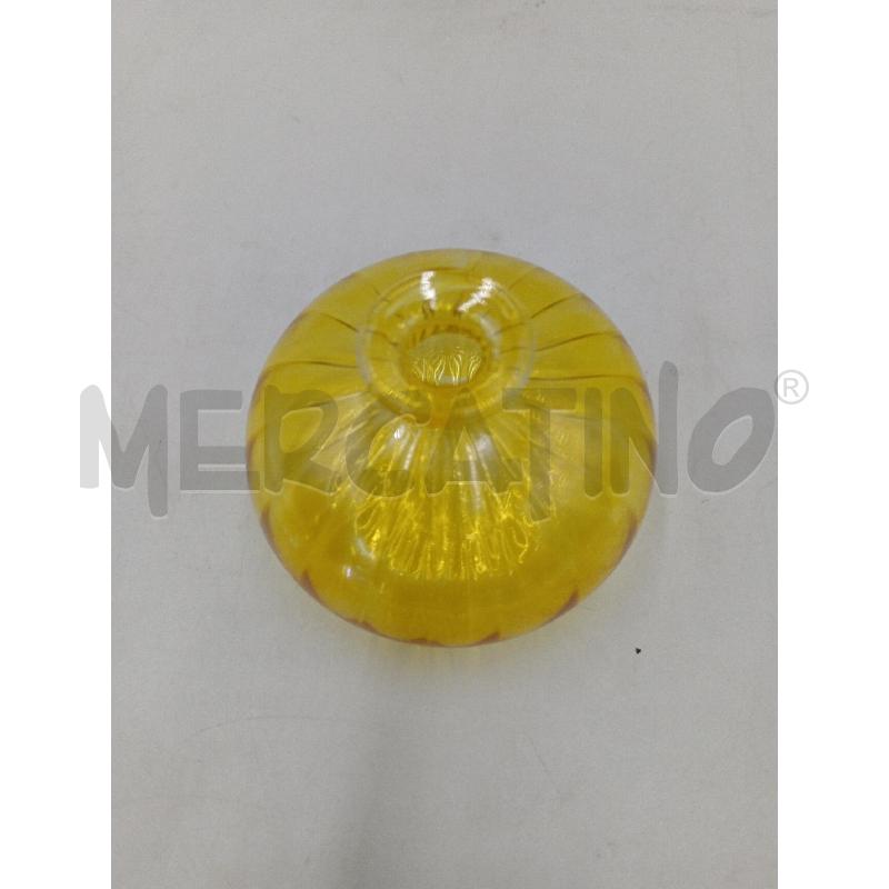 VASO PICCOLO MONO FIORE VETRO SOFFIATO GIALLO STILE VENINI  | Mercatino dell'Usato Moncalieri bengasi 2