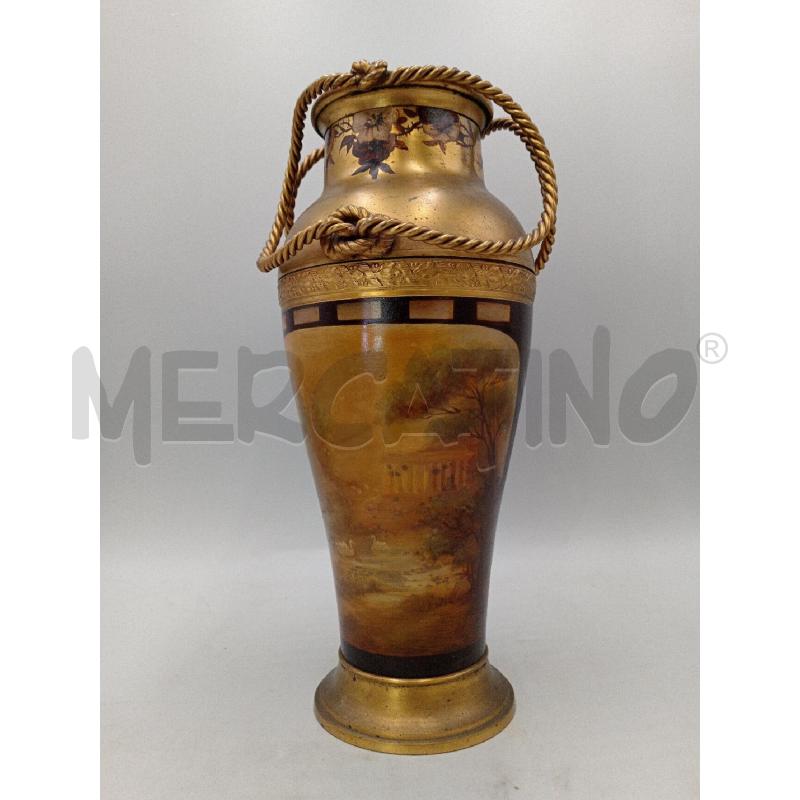 VASO PORTA FIORI DIPINTO LEBRUN | Mercatino dell'Usato Moncalieri bengasi 2