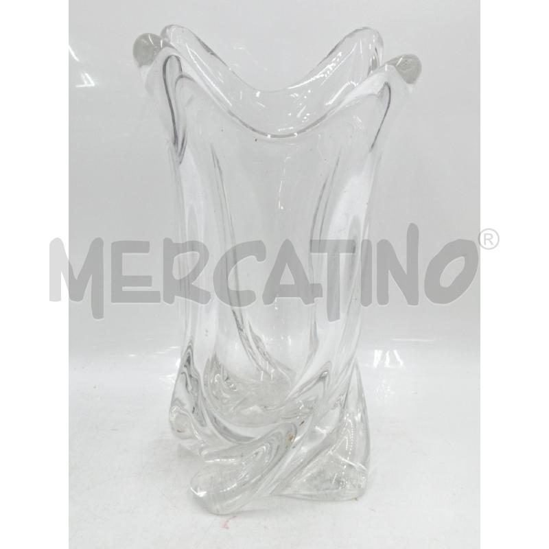 VASO SBECCATO BASE SEVRES CRISTALLO FRANCE H.30 | Mercatino dell'Usato Moncalieri bengasi 1