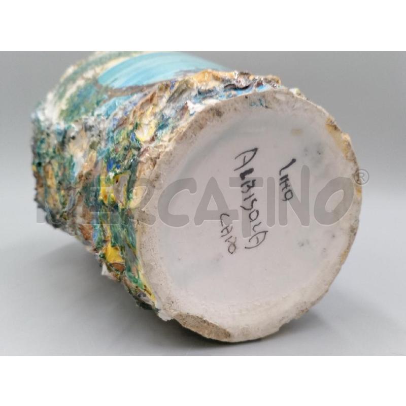 VASO TERRACOTTA ALBISOLA LINA MARE H.26 | Mercatino dell'Usato Moncalieri bengasi 4