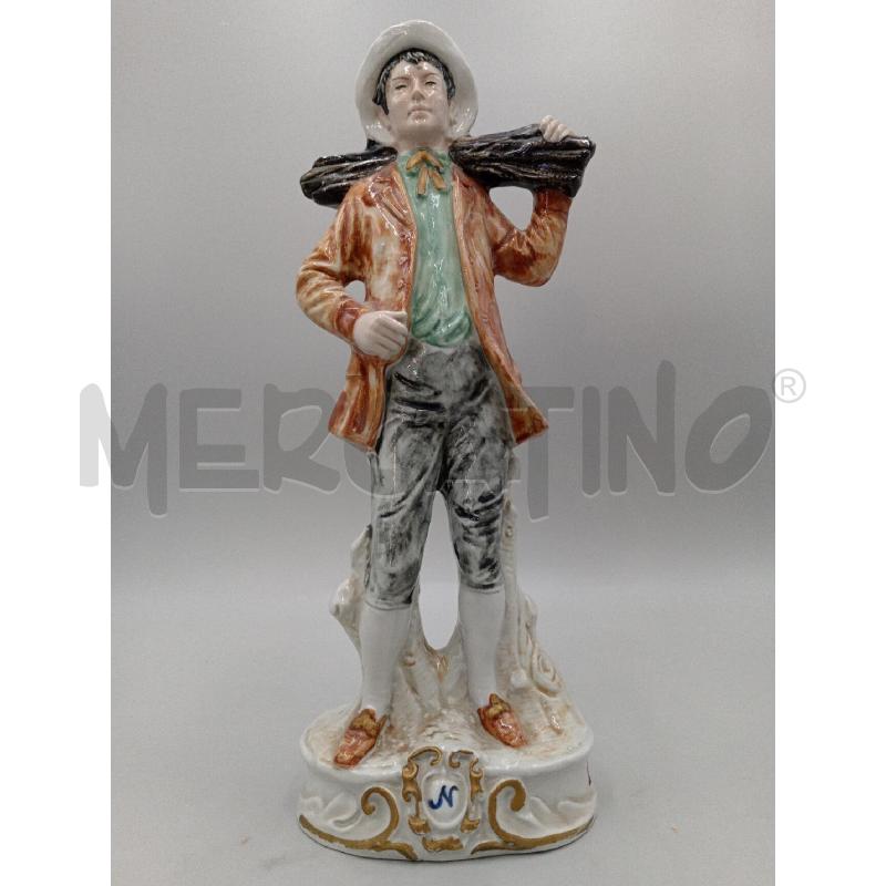 VASO UOMO CON TRONCO CAPODIMONTE CM 33 | Mercatino dell'Usato Moncalieri bengasi 1