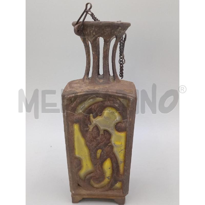 VASO VECCHIO GHISA VETRO CON ALVEARI VERI  | Mercatino dell'Usato Moncalieri bengasi 1