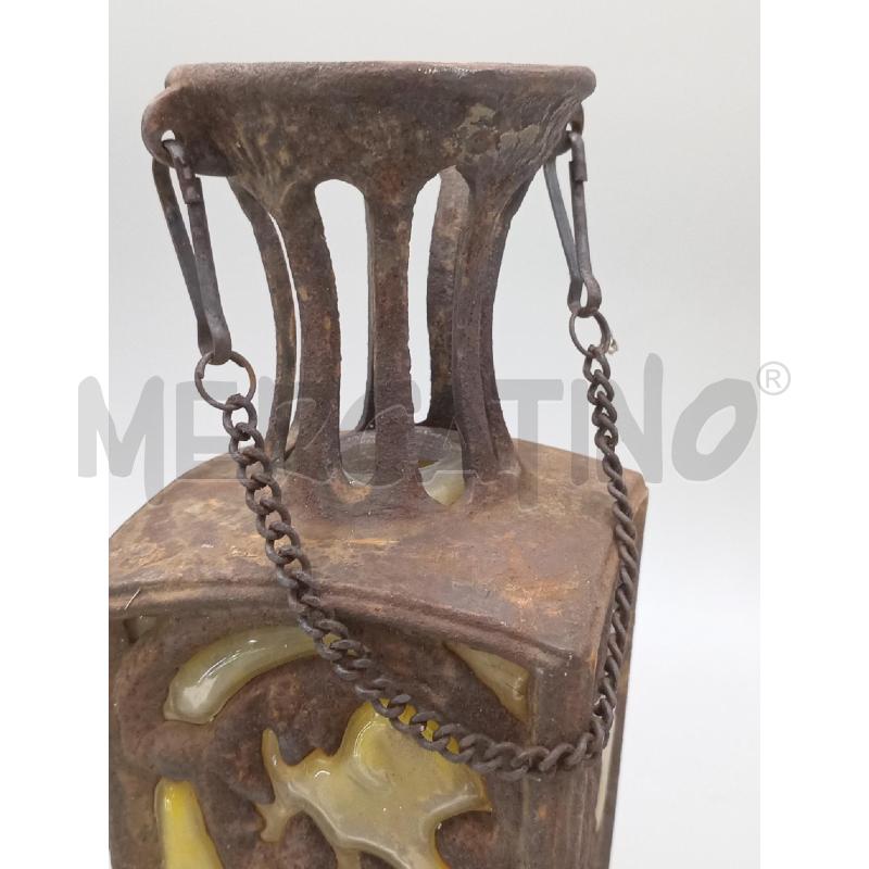 VASO VECCHIO GHISA VETRO CON ALVEARI VERI  | Mercatino dell'Usato Moncalieri bengasi 4