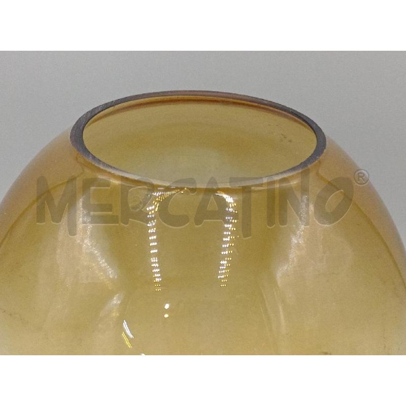 VASO VETRO ARREDAMENTO GIALLO PANCIUTO  | Mercatino dell'Usato Moncalieri bengasi 2