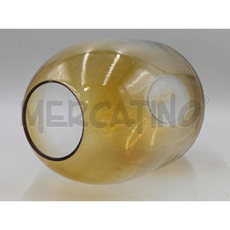 VASO VETRO ARREDAMENTO GIALLO PANCIUTO  | Mercatino dell'Usato Moncalieri bengasi 3