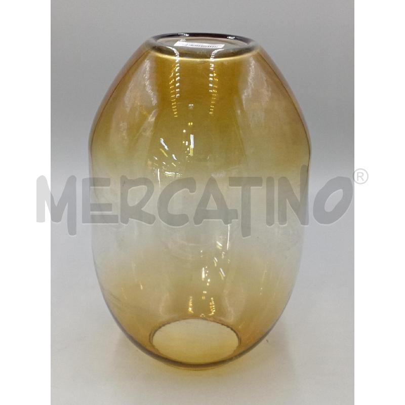 VASO VETRO ARREDAMENTO GIALLO PANCIUTO  | Mercatino dell'Usato Moncalieri bengasi 4