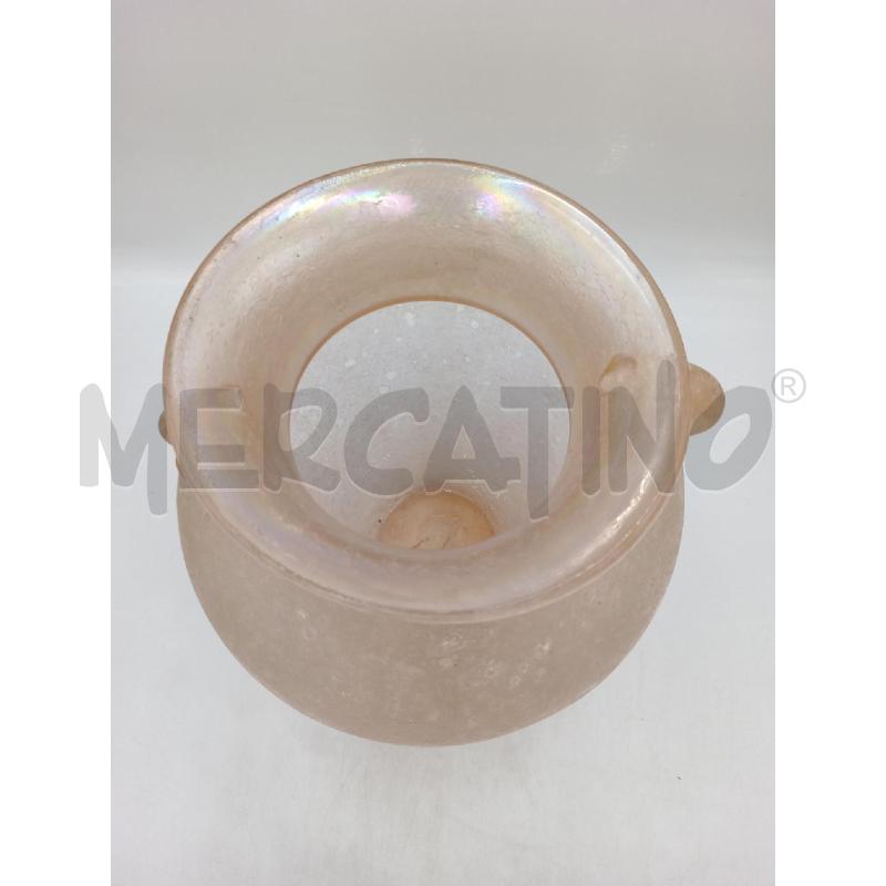 VASO VETRO ATTR. SEGUSO ROSA ACIDATO H.29 | Mercatino dell'Usato Moncalieri bengasi 4