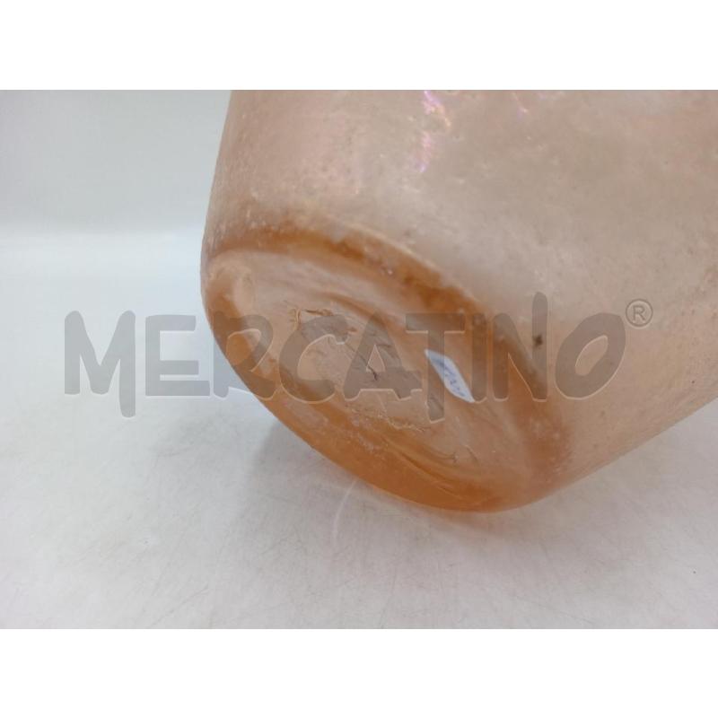 VASO VETRO ATTR. SEGUSO ROSA ACIDATO H.29 | Mercatino dell'Usato Moncalieri bengasi 5