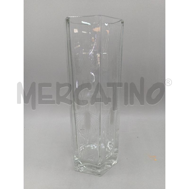 VASO VETRO CON SPIGHE PORTA FORTUNA H. 36 | Mercatino dell'Usato Moncalieri bengasi 2