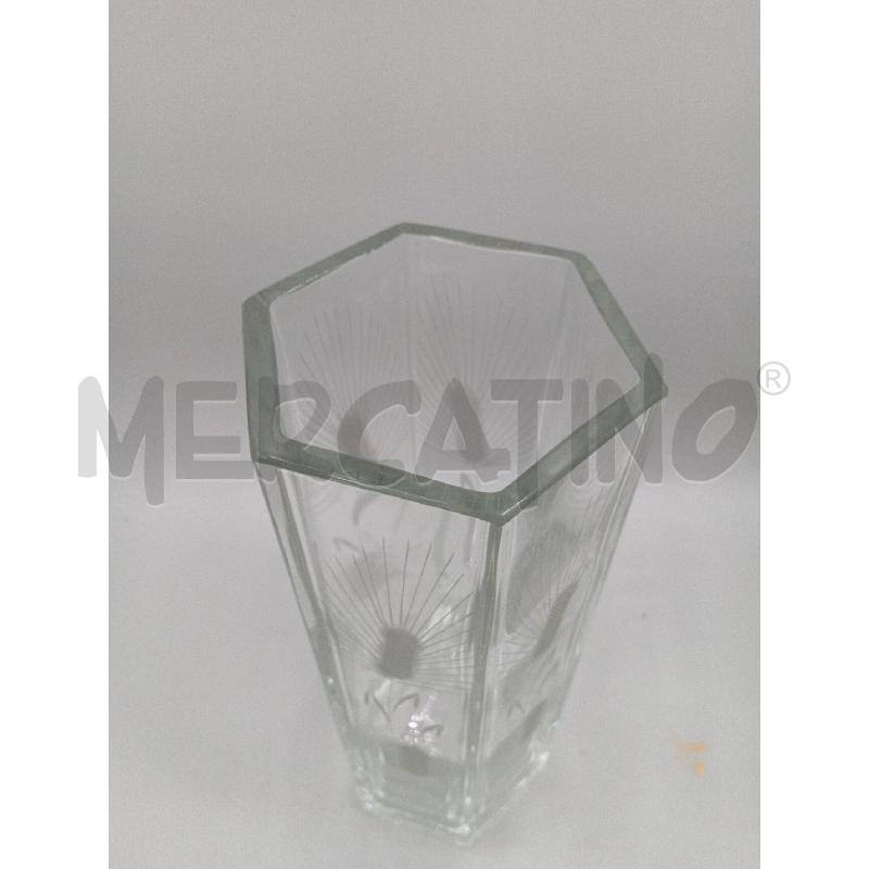 VASO VETRO CON SPIGHE PORTA FORTUNA H. 36 | Mercatino dell'Usato Moncalieri bengasi 3