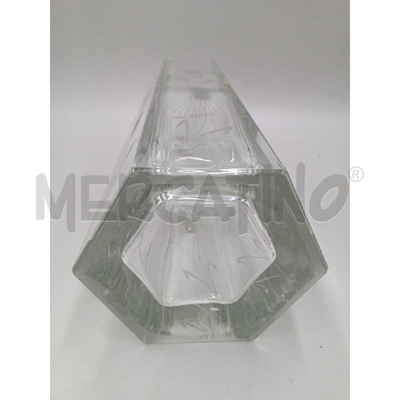 VASO VETRO CON SPIGHE PORTA FORTUNA H. 36 | Mercatino dell'Usato Moncalieri bengasi 4