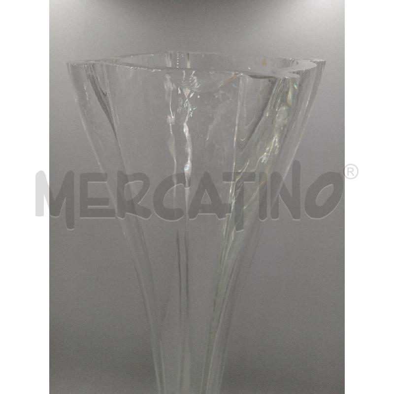 VASO VETRO ITALY SBECCATO H. 69 | Mercatino dell'Usato Moncalieri bengasi 3