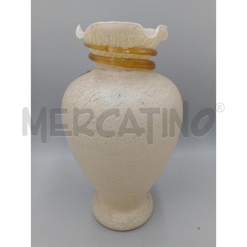 VASO VETRO LAVORAZIONE A SPIRALE CM 30 | Mercatino dell'Usato Moncalieri bengasi 3