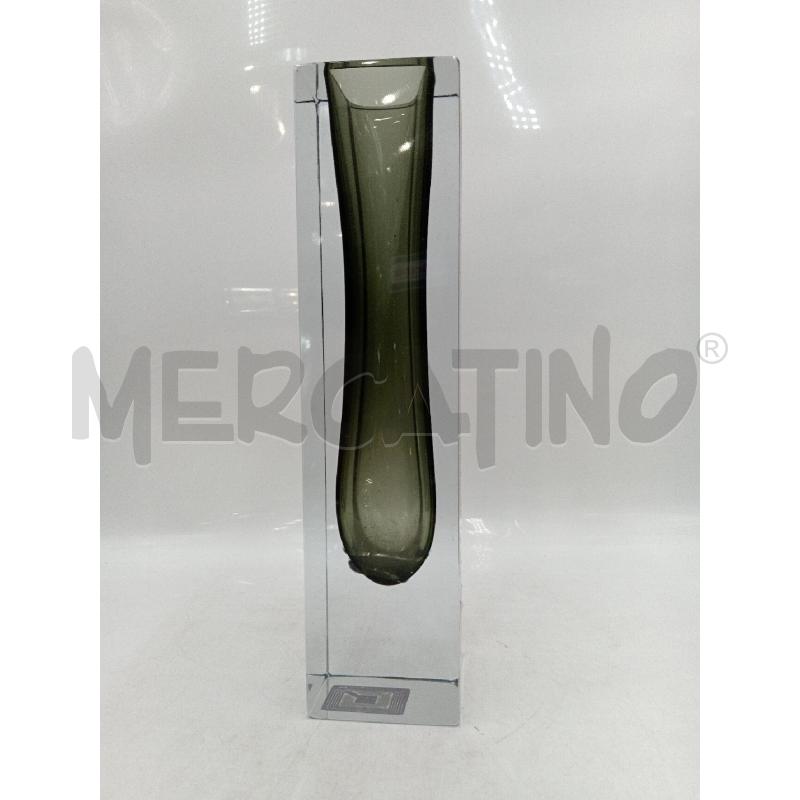 VASO VETRO MURANO SOMMERSO FUME' ROTTO | Mercatino dell'Usato Moncalieri bengasi 1
