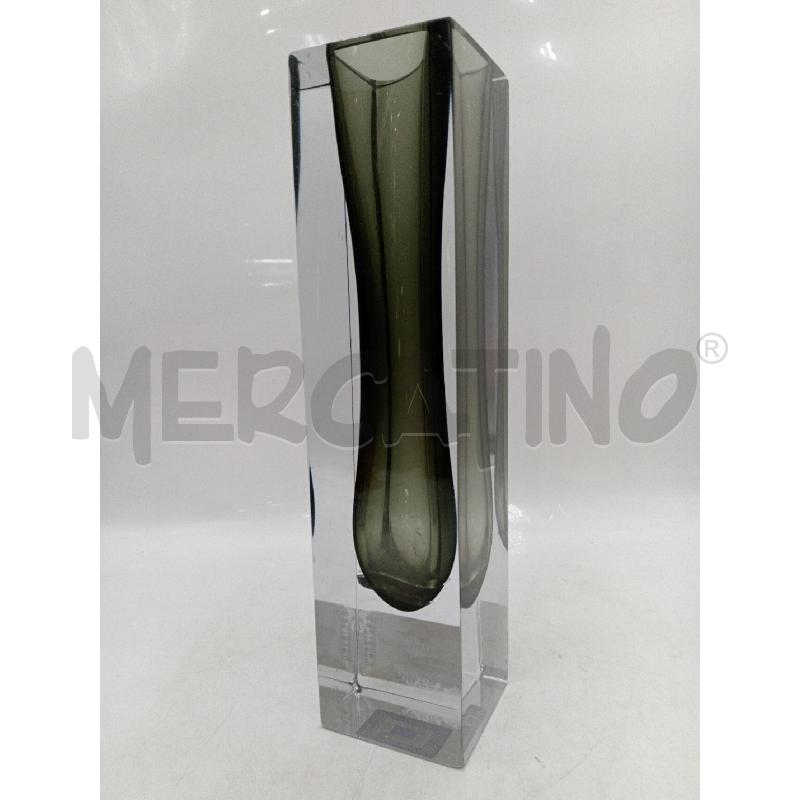 VASO VETRO MURANO SOMMERSO FUME' ROTTO | Mercatino dell'Usato Moncalieri bengasi 2