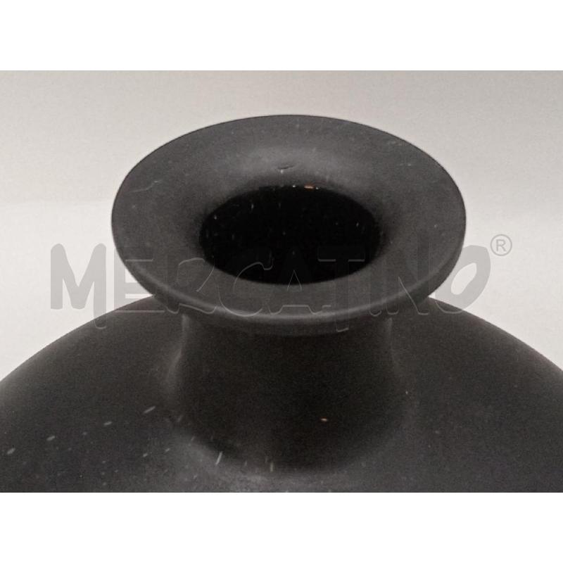 VASO VETRO NERO ACIDATO PANCIUTO | Mercatino dell'Usato Moncalieri bengasi 2