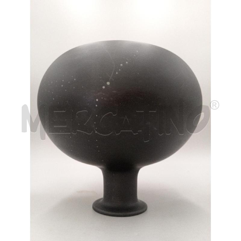 VASO VETRO NERO ACIDATO PANCIUTO | Mercatino dell'Usato Moncalieri bengasi 5