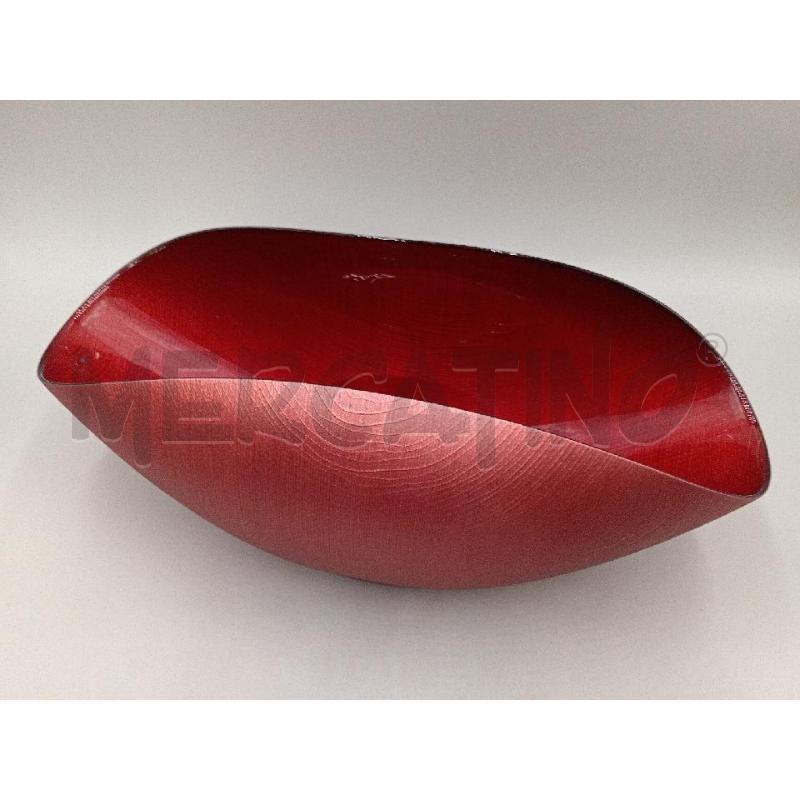 VASO VETRO SOFFIATO ROSSO ONLYLUX | Mercatino dell'Usato Moncalieri bengasi 2