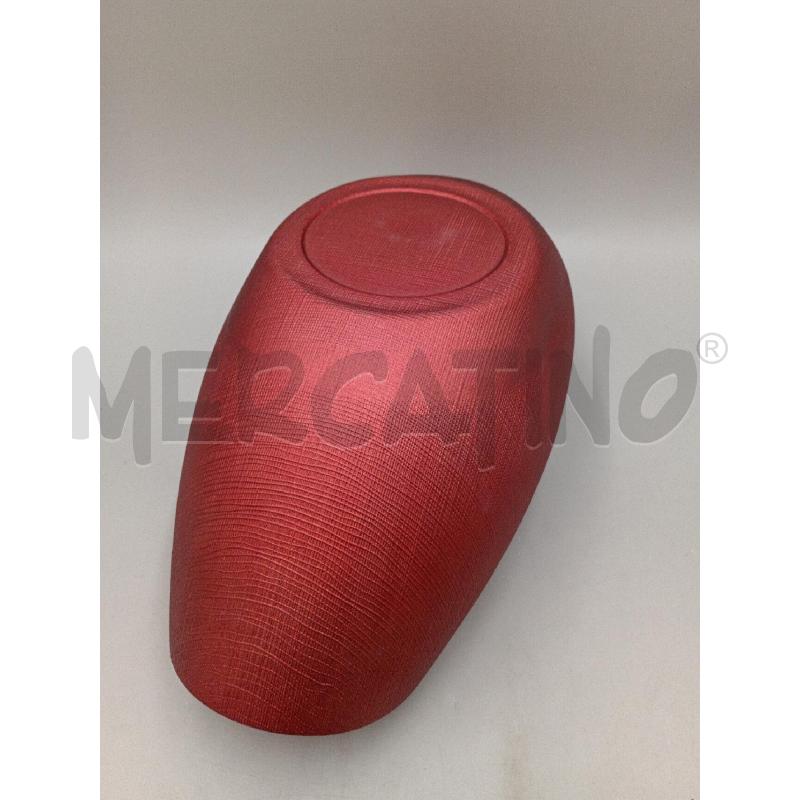 VASO VETRO SOFFIATO ROSSO ONLYLUX | Mercatino dell'Usato Moncalieri bengasi 4